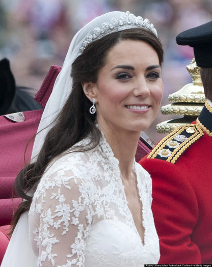 Kate Middleton Wedding Dress Canvas Wall Art – Royal Bridal Elegance Poster
