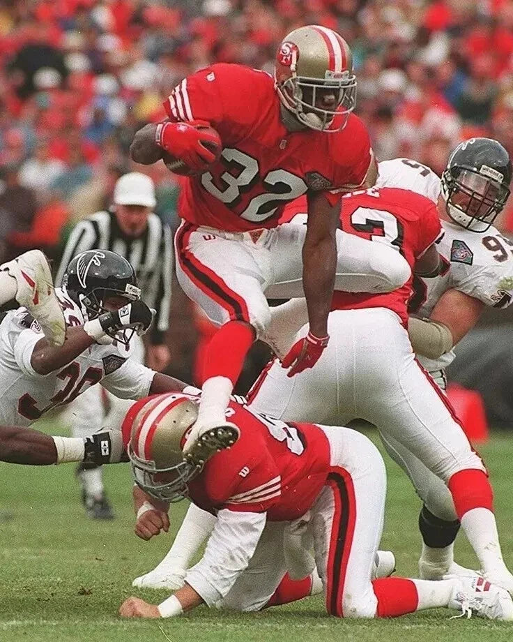 Ricky Watters San Francisco 49ers Canvas Wall Art – NFL Legend Decor