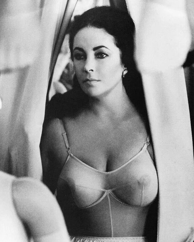 Elizabeth Taylor Classic Glam Canvas Wall Art – Vintage Hollywood Elegance Decor