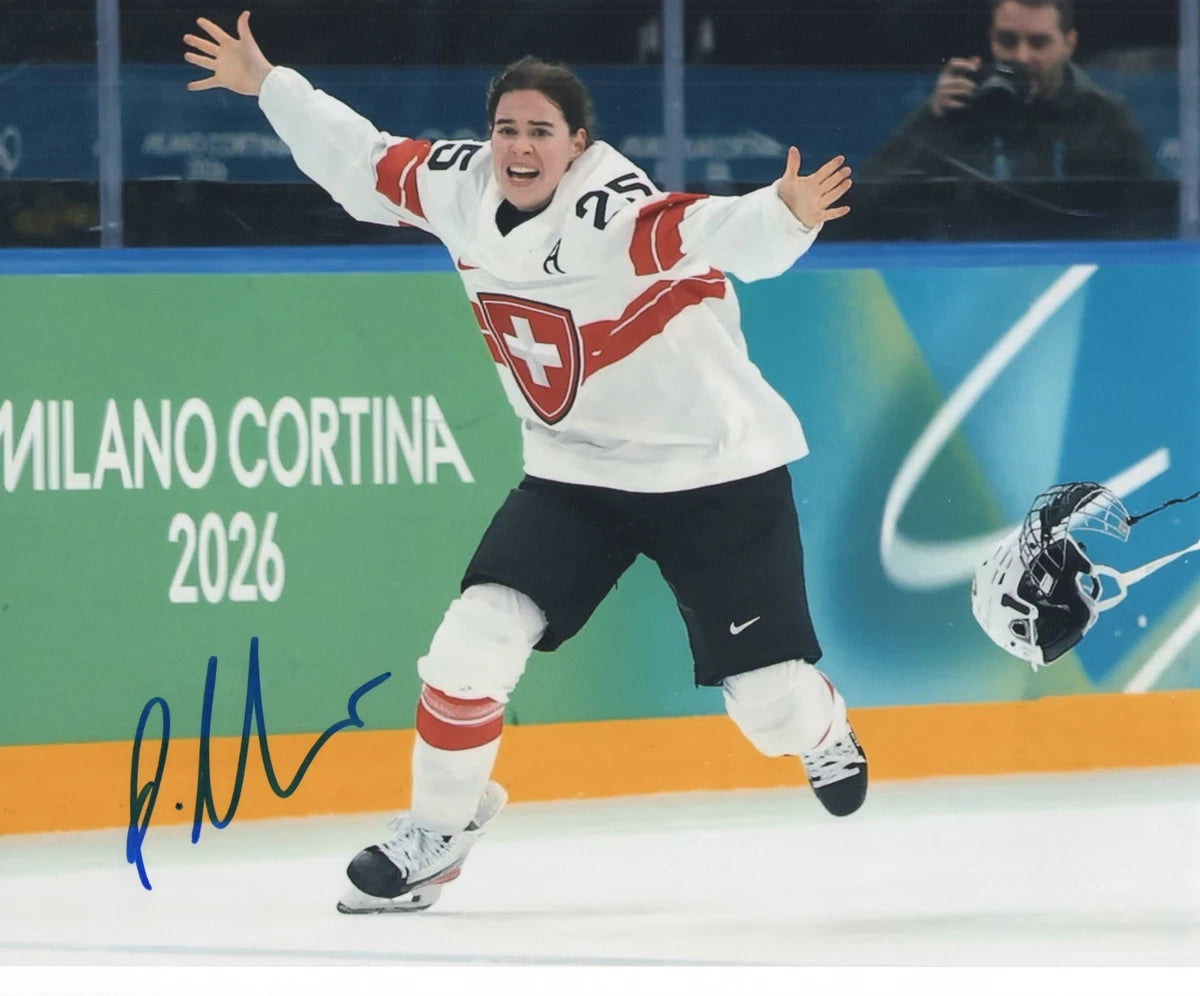 Alina Müller Signed-Style Switzerland 2026 Olympic Bronze Canvas Wall Art | Signature Reproduction Print