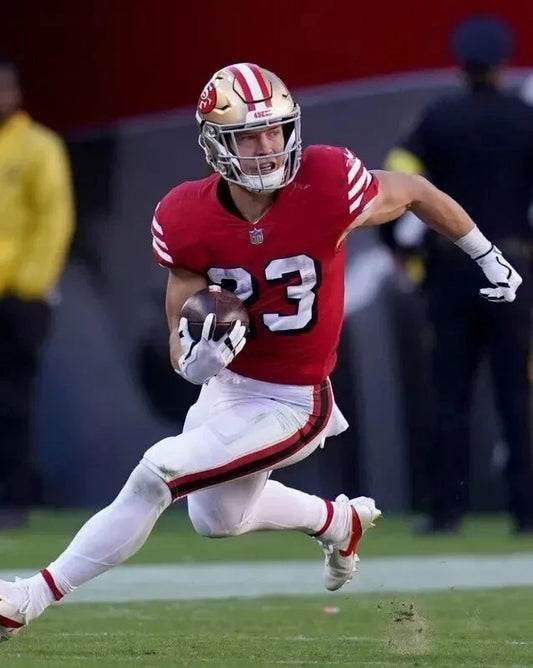 Christian McCaffrey San Francisco 49ers Canvas Wall Art – NFL Superstar Decor