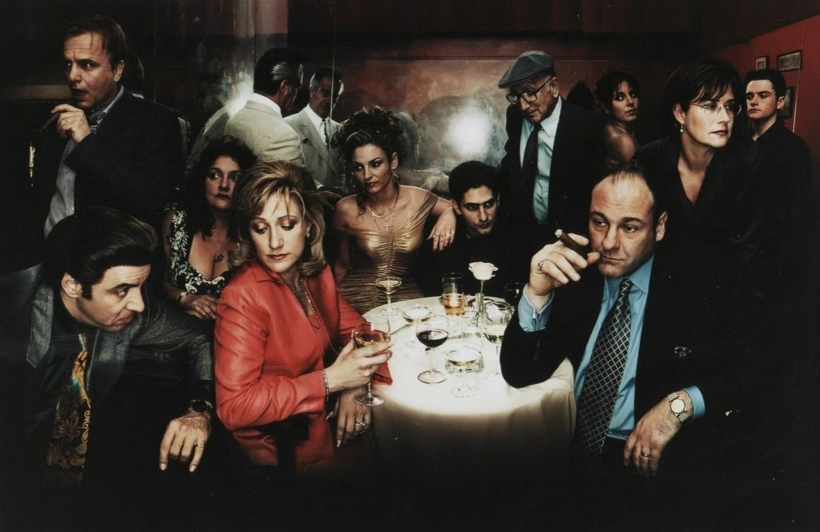 The Sopranos Mafia Canvas Wall Art – Dark Crime Family Poster